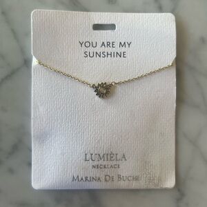 Lumiela Gold Sunshine Pendant Necklace